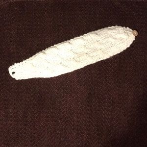 Cream headband/ear warmer
